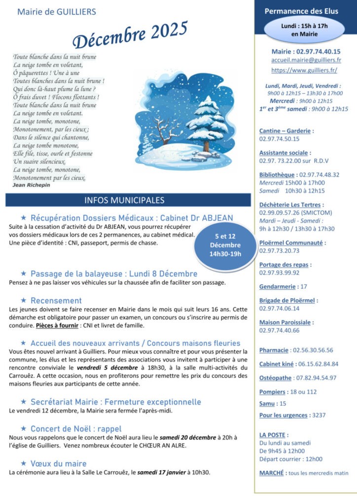 Flash Décembre 2025