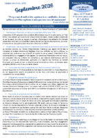 FLASH SEPTEMBRE 2026