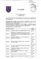 Liste délibérations CM 06-10-2026